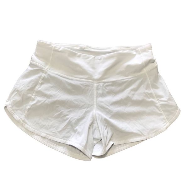 lululemon athletica Pants - Lululemon Speed Up Short Long *4" Updated Fit
White….     A187